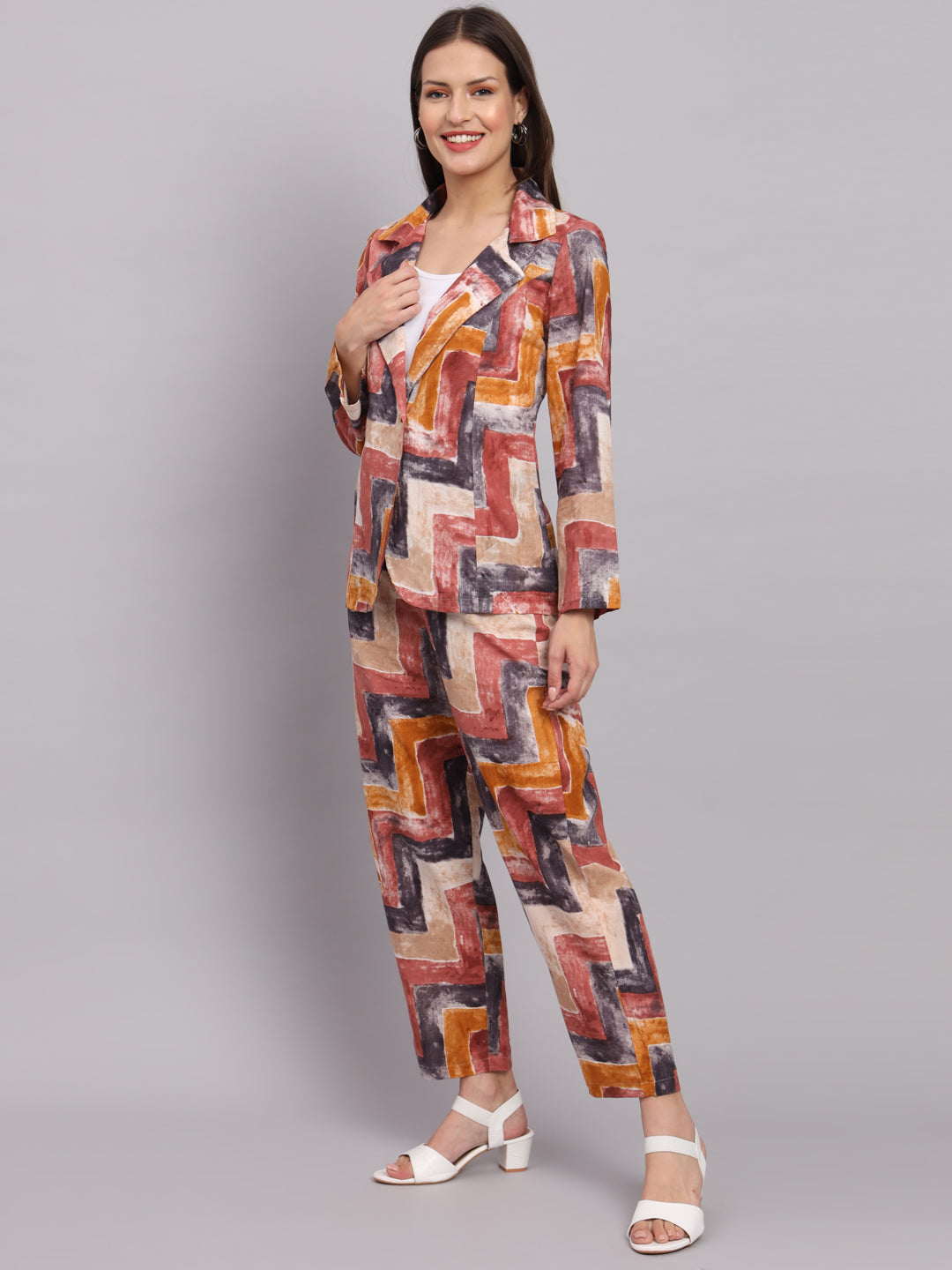 Multicolour Cotton Print Co-Ord Set