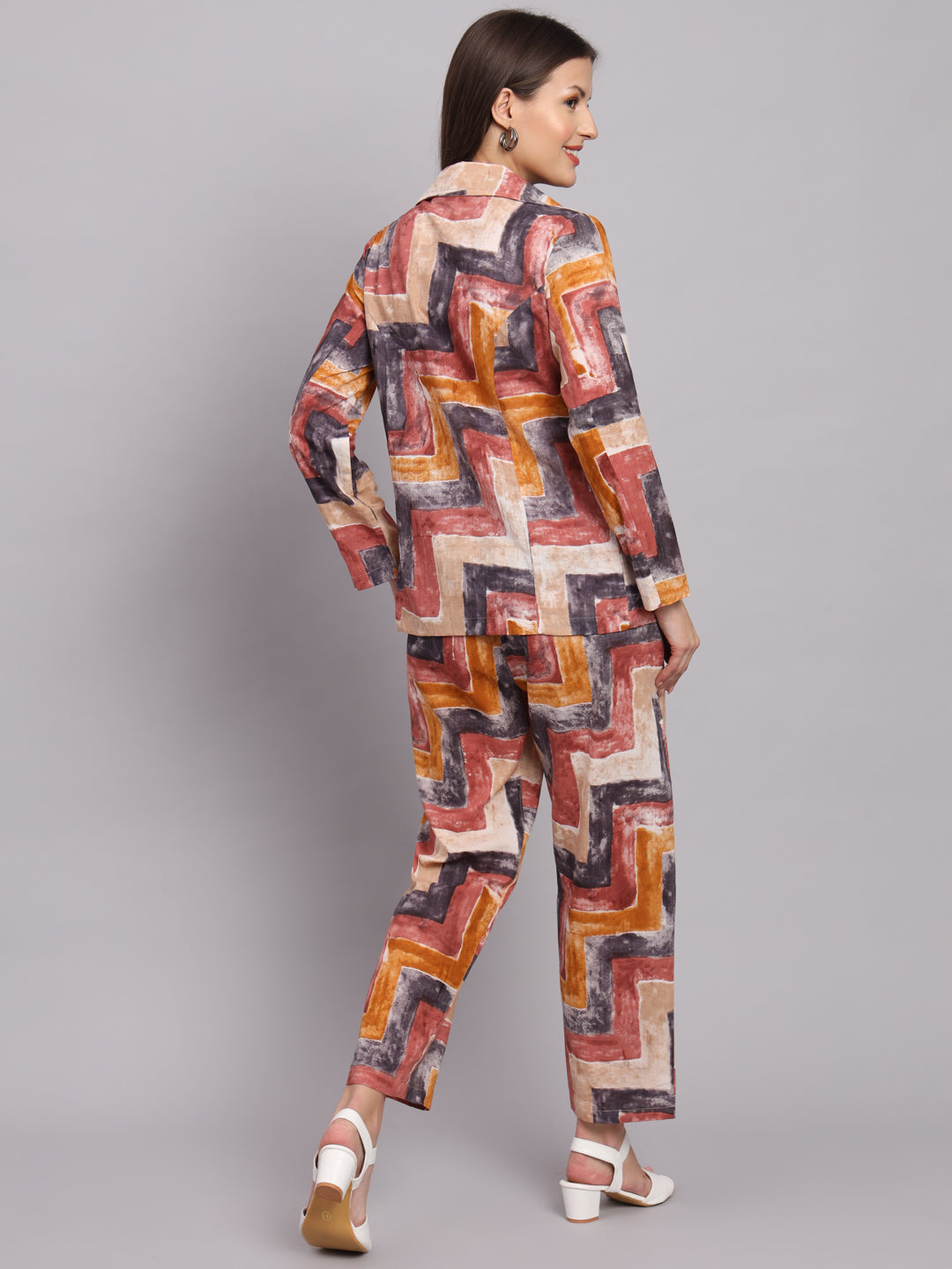Multicolour Cotton Print Co-Ord Set