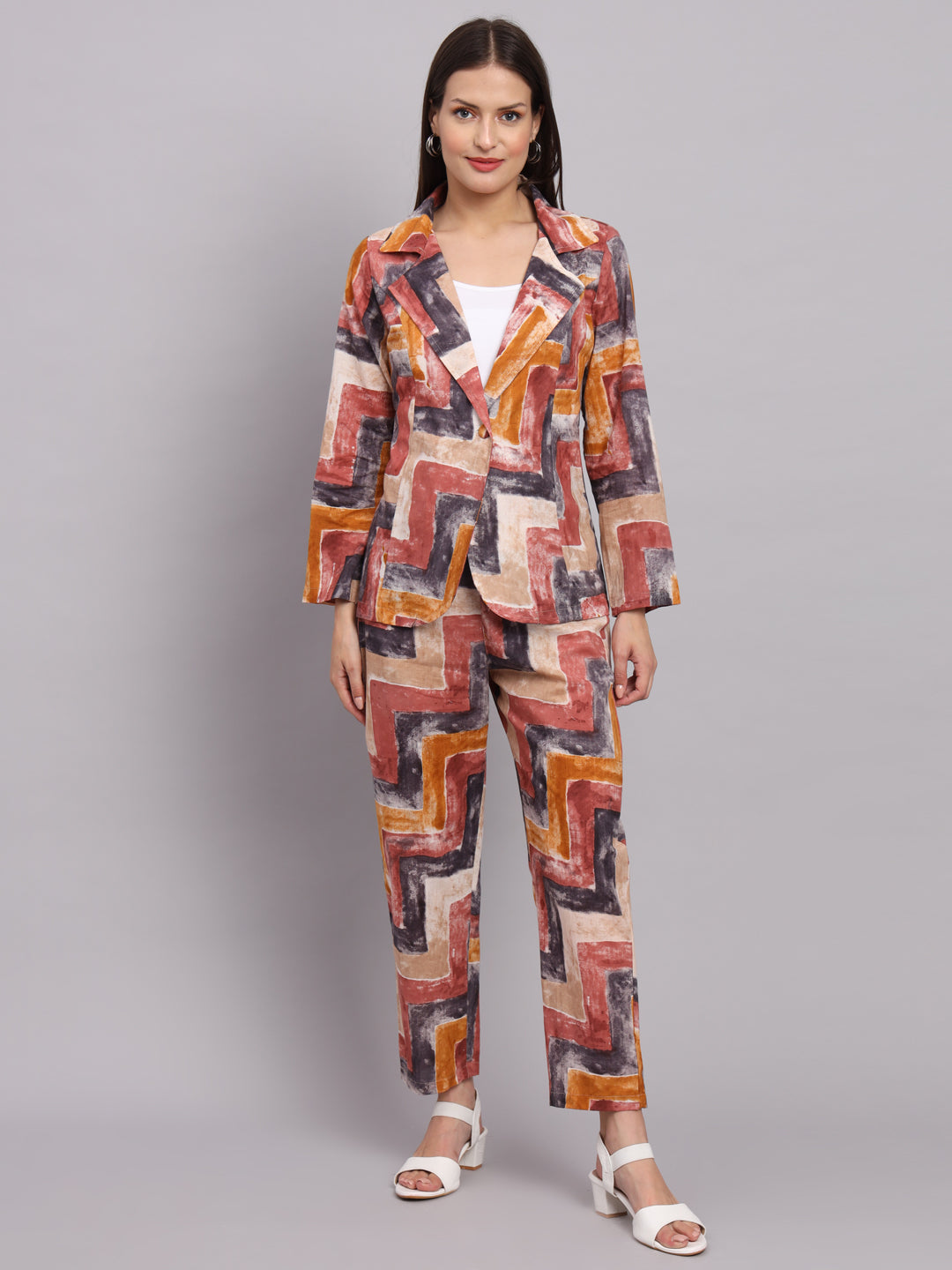 Multicolour Cotton Print Co-Ord Set