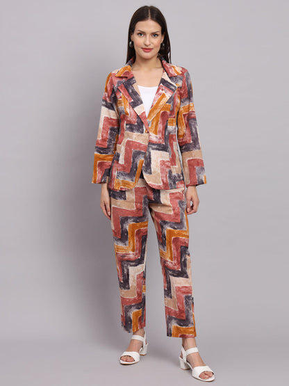 Multicolour Cotton Print Co-Ord Set