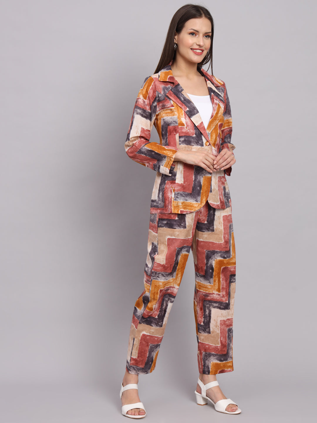 Multicolour Cotton Print Co-Ord Set