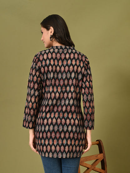 Ikat Shirt Style Tunic
