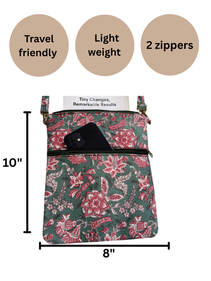 Green Gardenia Sling Bag