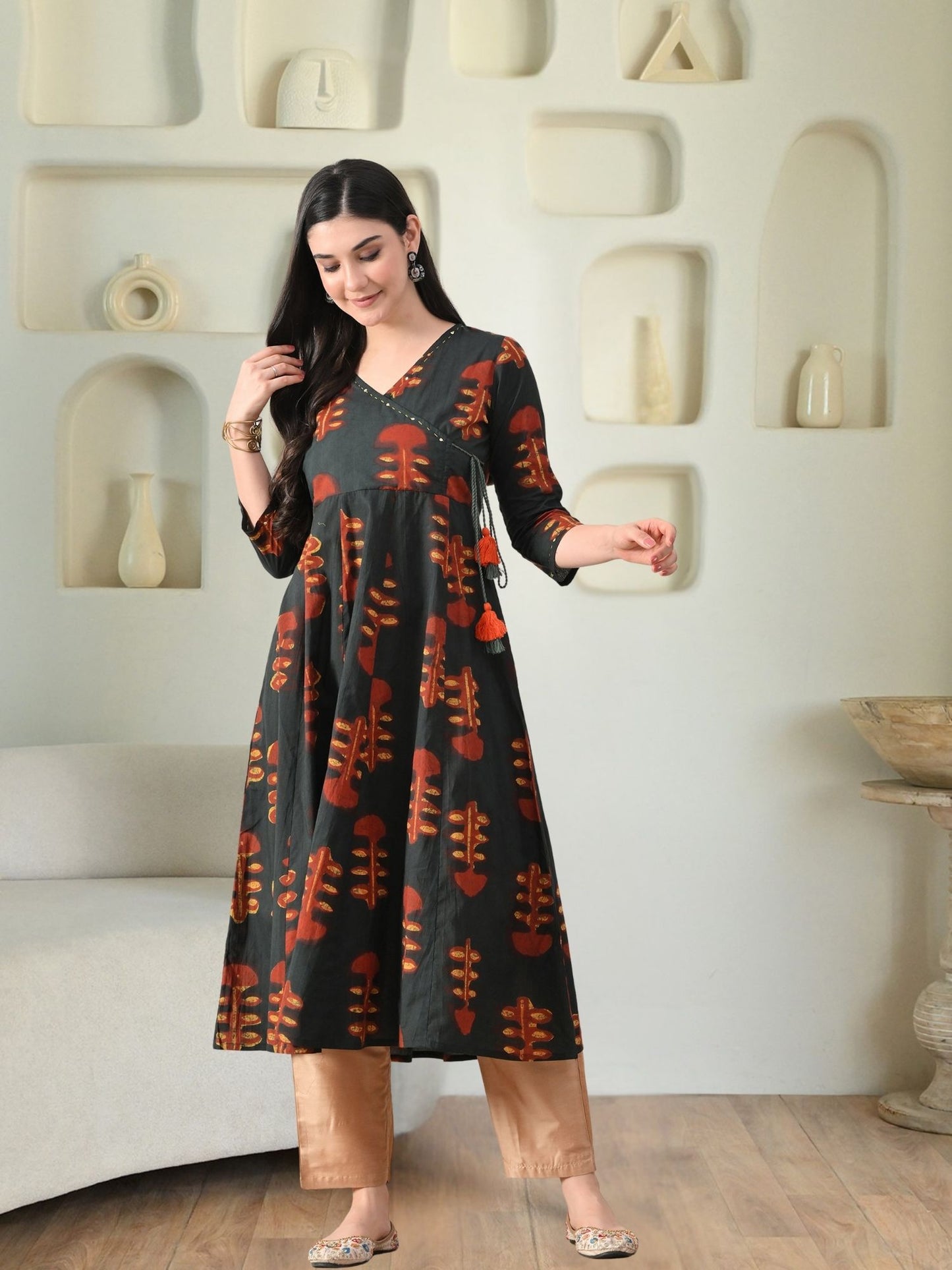 Earthen Angrakha Set