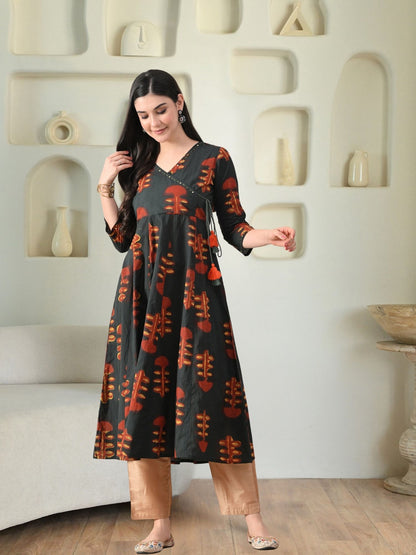 Earthen Angrakha Set