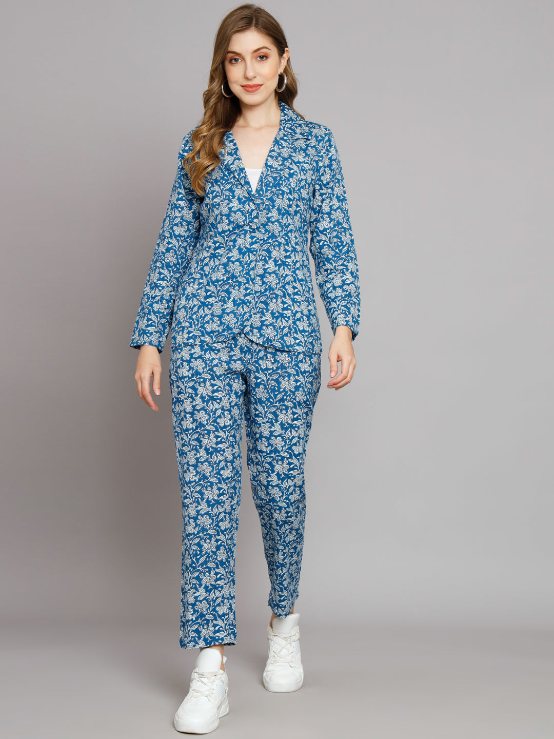 Blue Blazer Trouser Co-Ord Set