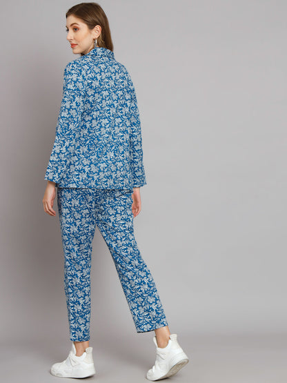 Blue Blazer Trouser Co-Ord Set