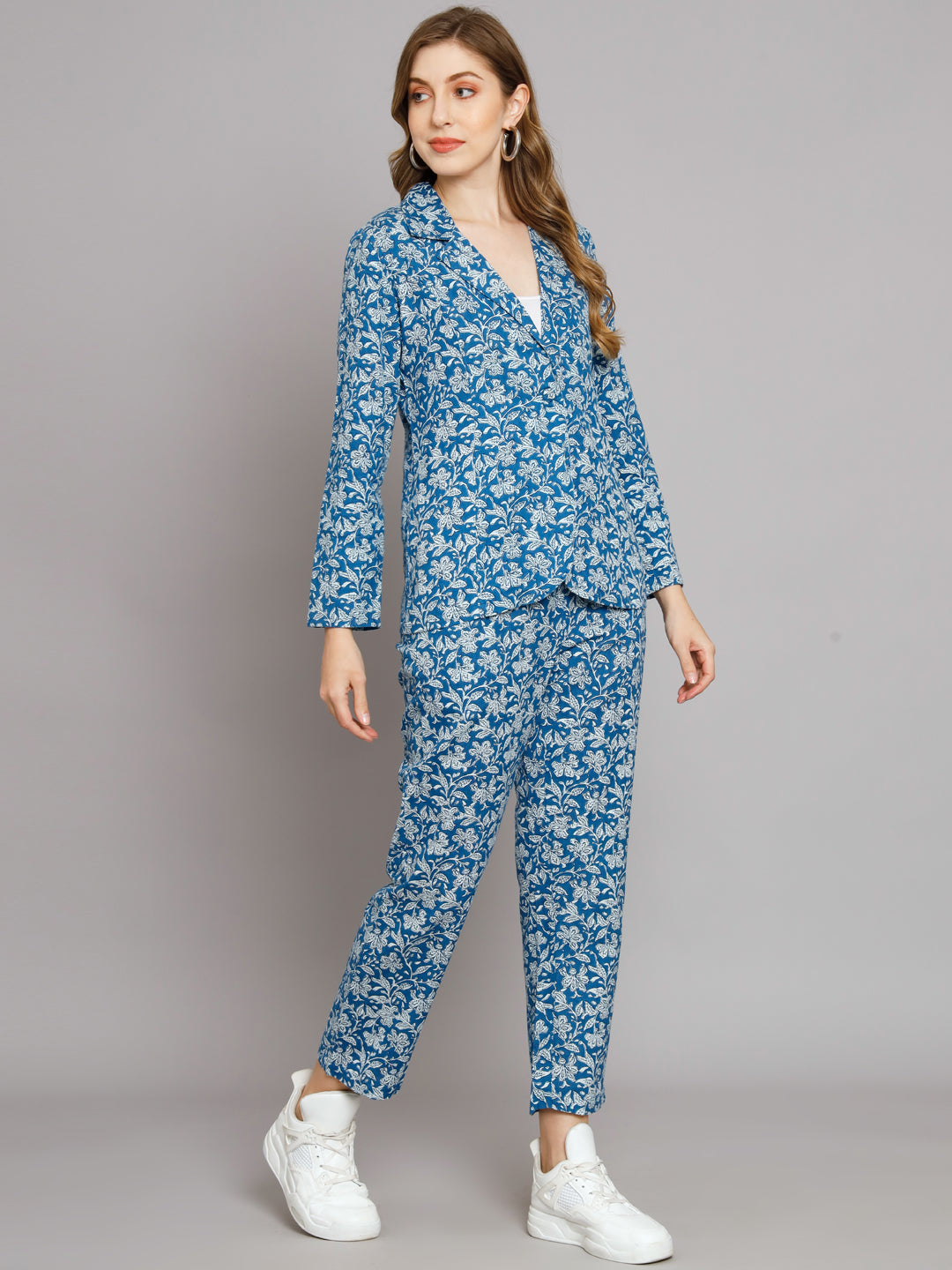 Blue Blazer Trouser Co-Ord Set